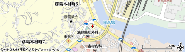 下関本村六郵便局周辺の地図