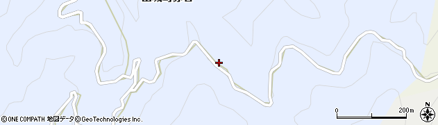 徳島県三好市山城町赤谷474周辺の地図