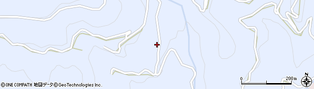 徳島県勝浦町（勝浦郡）坂本（中谷）周辺の地図