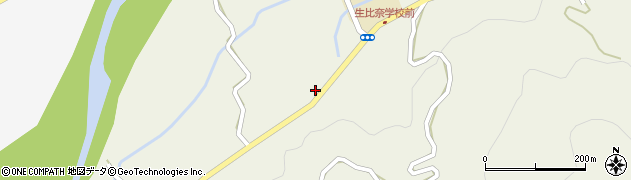 徳島県勝浦郡勝浦町中角つく田36周辺の地図