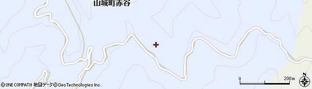 徳島県三好市山城町赤谷458周辺の地図