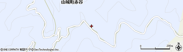 徳島県三好市山城町赤谷466周辺の地図