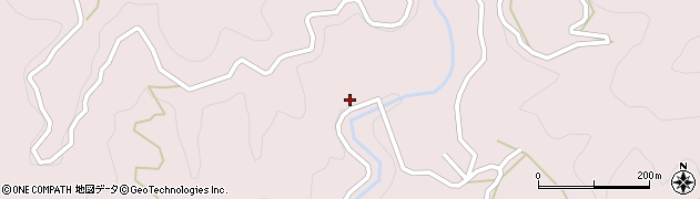 徳島県勝浦郡勝浦町三溪林周辺の地図