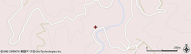徳島県勝浦町（勝浦郡）三溪（林）周辺の地図