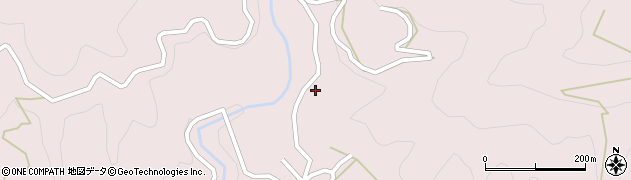 徳島県勝浦町（勝浦郡）三溪（太良尾）周辺の地図