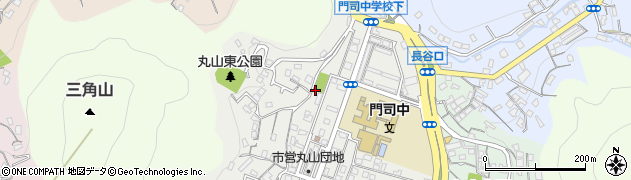 門司丸山公園周辺の地図