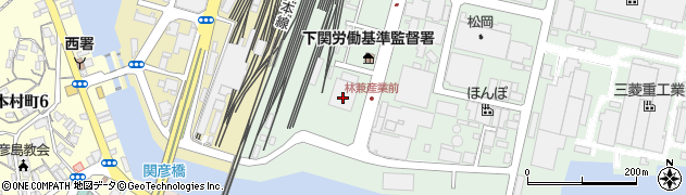 日本通運株式会社下関支店　下関引越センター周辺の地図