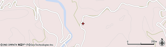 徳島県勝浦町（勝浦郡）三溪（上羽瀬）周辺の地図