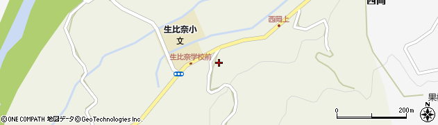 徳島県勝浦町（勝浦郡）中角（豊田）周辺の地図