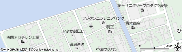 コマツ愛媛株式会社　西条支店周辺の地図