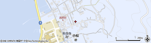 清観園周辺の地図