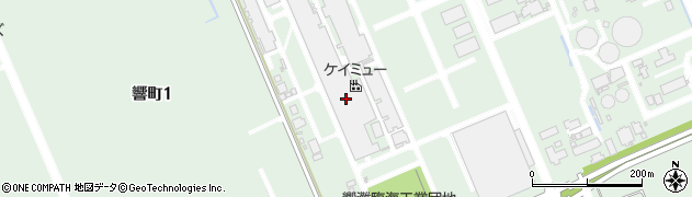 ケイミュー株式会社北九州工場　管理事務所周辺の地図