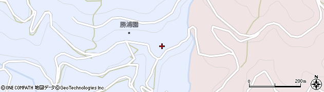 徳島県勝浦郡勝浦町坂本東谷周辺の地図