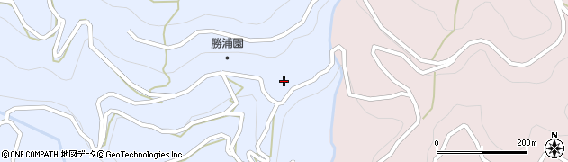徳島県勝浦町（勝浦郡）坂本（東谷）周辺の地図