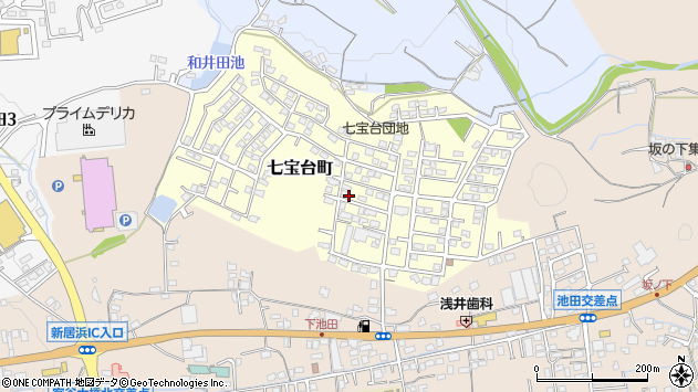 〒792-0855 愛媛県新居浜市七宝台町の地図