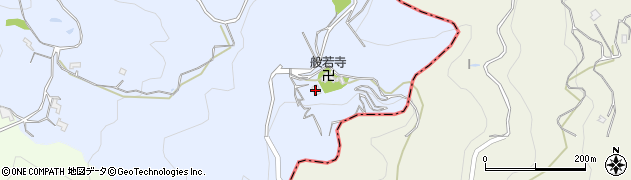 般若寺周辺の地図