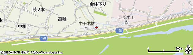 徳島県阿南市羽ノ浦町古庄下向周辺の地図