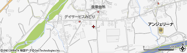 愛媛県四国中央市土居町上野周辺の地図