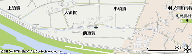 徳島県阿南市羽ノ浦町古毛（前須賀）周辺の地図
