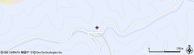 徳島県三好市山城町赤谷151周辺の地図