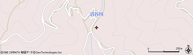 徳島県勝浦町（勝浦郡）三溪（奥地）周辺の地図