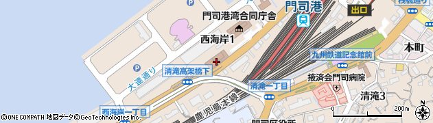 福岡検疫所門司検疫所支所統括食品監視官周辺の地図