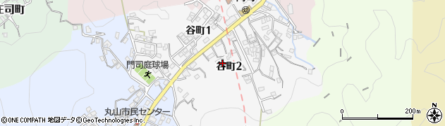 福岡県北九州市門司区谷町周辺の地図