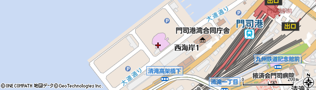 福岡県立門司高等学校同窓会事務局周辺の地図