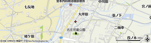 徳島県阿南市羽ノ浦町古庄（大坪原）周辺の地図