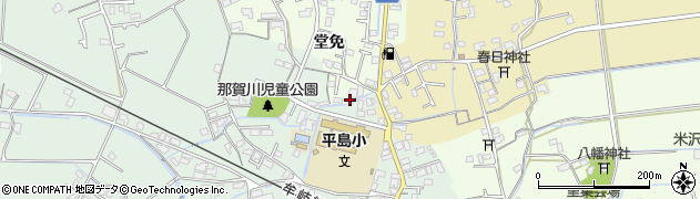 徳島県阿南市那賀川町上福井堂免46周辺の地図