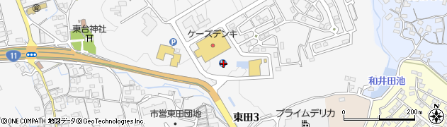 ケーズデンキ新居浜店駐車場周辺の地図