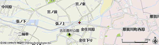 徳島県阿南市羽ノ浦町古庄（張ノ上）周辺の地図
