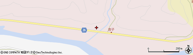 和歌山県日高郡日高川町平川601周辺の地図