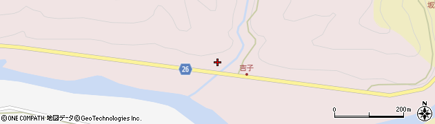 和歌山県日高郡日高川町平川580周辺の地図