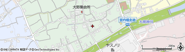 愛媛県西条市大野324周辺の地図