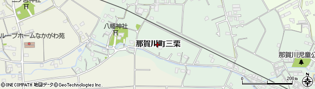 徳島県阿南市那賀川町三栗周辺の地図