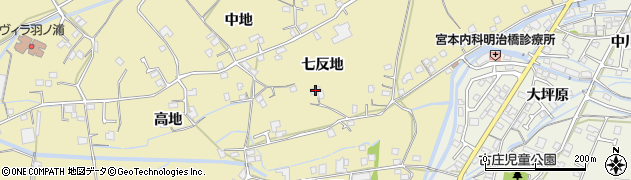 徳島県阿南市羽ノ浦町岩脇七反地周辺の地図