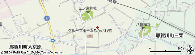 徳島県阿南市那賀川町大京原周辺の地図