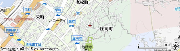 福岡県北九州市門司区庄司町13-2周辺の地図
