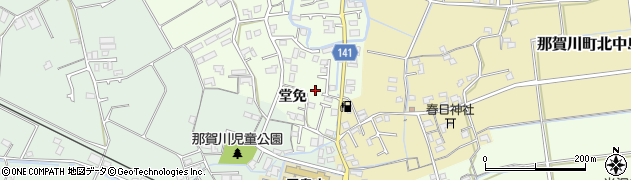 徳島県阿南市那賀川町上福井堂免51周辺の地図