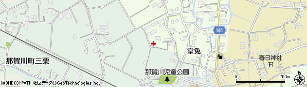 徳島県阿南市那賀川町上福井堂免4周辺の地図