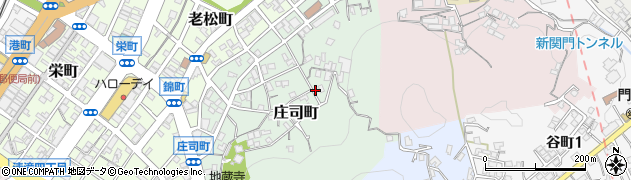 福岡県北九州市門司区庄司町9-17周辺の地図