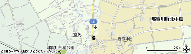 徳島県阿南市那賀川町上福井堂免56周辺の地図