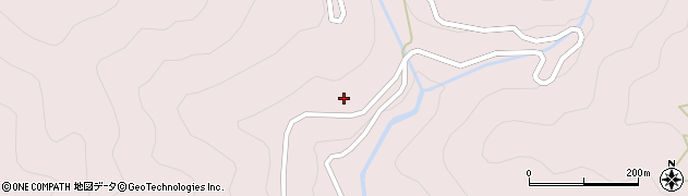 徳島県勝浦町（勝浦郡）三溪（中ノ倉）周辺の地図