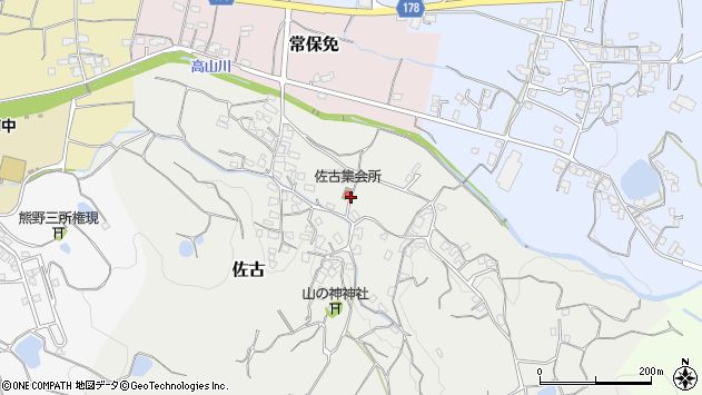 〒799-2447 愛媛県松山市佐古の地図