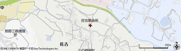 愛媛県松山市佐古周辺の地図