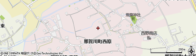 徳島県阿南市那賀川町西原周辺の地図