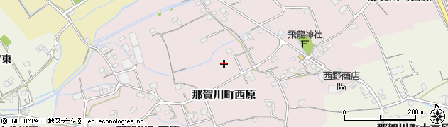 徳島県阿南市那賀川町西原周辺の地図