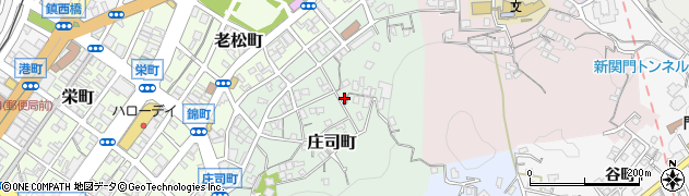 福岡県北九州市門司区庄司町8-20周辺の地図
