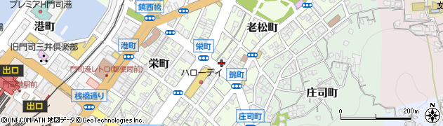 門司中央市場周辺の地図